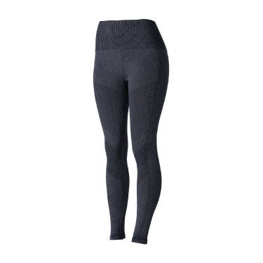 Legging d'équitation Horze sans couture fond intégral silicone Vanessa femme Denim Bleu