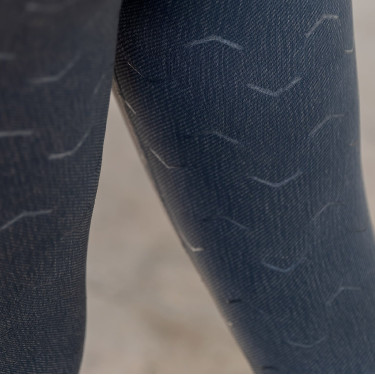 Legging d'équitation Horze sans couture fond intégral silicone Vanessa femme Gris Legging d'équitation Horze sans couture fond intégral silicone Vanessa femme Gris