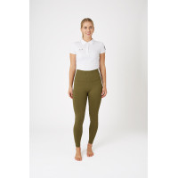 Legging d'équitation Horze thermiques sans coutures Melissa femme Vert sapin Legging d'équitation Horze thermiques sans coutures Melissa femme Vert sapin
