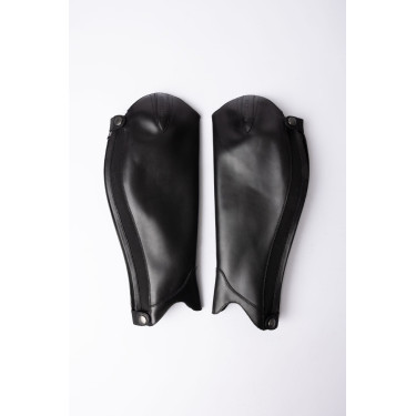Elegante B Vertigo leren minichaps Zwart