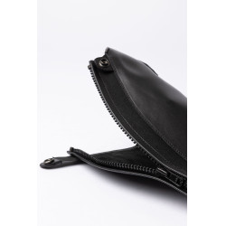 Mini-chaps B Vertigo élégants en cuir Noir