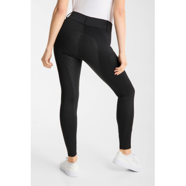 Pantalon d’équitation Horze Matilda perforé femme full grip Noir Pantalon d’équitation Horze Matilda perforé femme full grip Noir