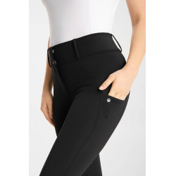 Pantalon d’équitation Horze Matilda perforé femme full grip Noir Pantalon d’équitation Horze Matilda perforé femme full grip Noir