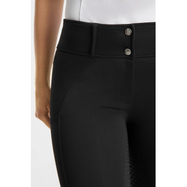 Pantalon d’équitation Horze Matilda perforé femme full grip Noir Pantalon d’équitation Horze Matilda perforé femme full grip Noir