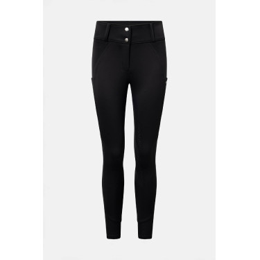 Pantalon d’équitation Horze Matilda perforé femme full grip Noir Pantalon d’équitation Horze Matilda perforé femme full grip Noir