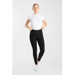 Pantalon Horze Grand Prix Pro grip genoux femme Noir