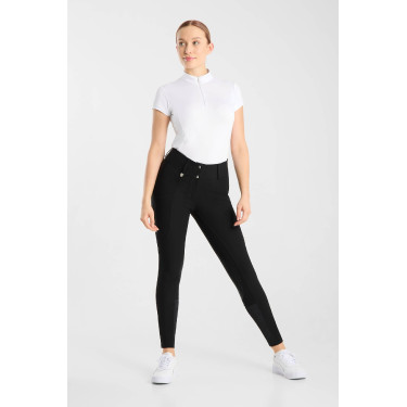 Pantalon Horze Grand Prix Pro grip genoux femme Noir