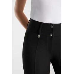 Pantalon Horze Grand Prix Pro grip genoux femme Noir