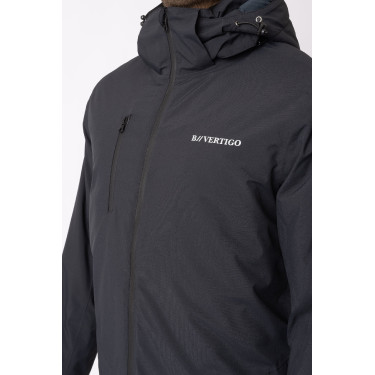 Waterdichte parka B Vertigo Milo heren Donker antracietgrijs