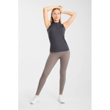 T shirt d’entraînement Emmie sans manches Horze femme cooling Marine odyssey Bleu marine