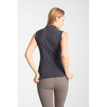 Dames mouwloos Emmie training T-shirt Horze cooling Marine odyssee Marineblauw