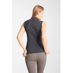 T shirt d’entraînement Emmie sans manches Horze femme cooling Marine odyssey Bleu marine