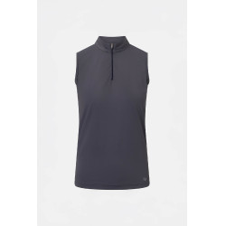 Dames mouwloos Emmie training T-shirt Horze cooling Marine odyssee Marineblauw