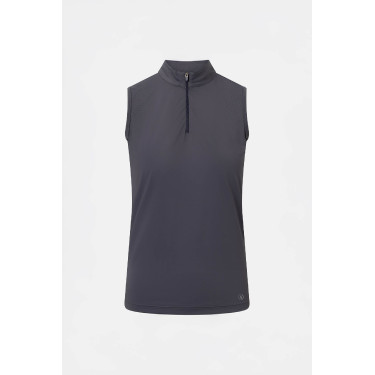 T shirt d’entraînement Emmie sans manches Horze femme cooling Marine odyssey Bleu marine