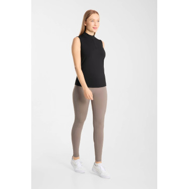 T shirt d’entraînement Emmie sans manches Horze femme cooling Noir