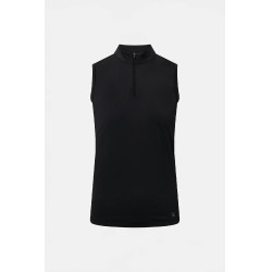 T shirt d’entraînement Emmie sans manches Horze femme cooling Noir