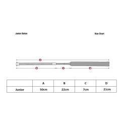 Cravache LeMieux Junior Pro Baton Noir