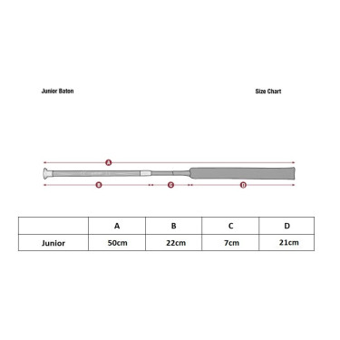 Cravache LeMieux Junior Pro Baton Noir