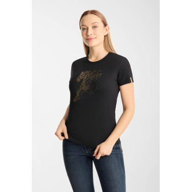 T-shirt Horze Western Kathrin dames Zwart