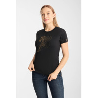 T-shirt Horze western Kathrin femme Noir