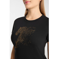 T-shirt Horze Western Kathrin dames Zwart