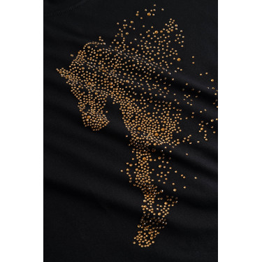T-shirt Horze Western Kathrin dames Zwart