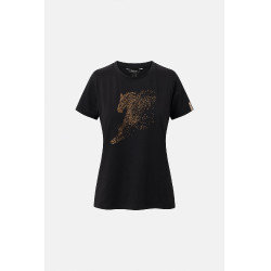 T-shirt Horze western Kathrin femme Noir T-shirt Horze western Kathrin femme Noir