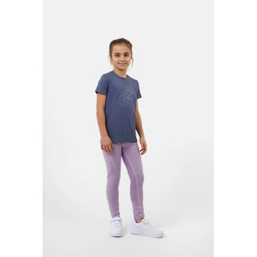 T-Shirt Horze Wilda Young Rider manches courtes Gris