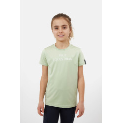 T-Shirt Horze Wilda Young Rider manches courtes Vert céladon T-Shirt Horze Wilda Young Rider manches courtes Vert céladon
