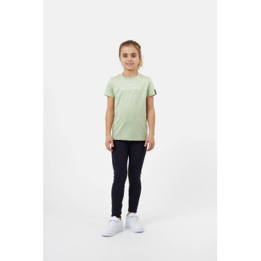 T-Shirt Horze Wilda Young Rider manches courtes Vert céladon T-Shirt Horze Wilda Young Rider manches courtes Vert céladon