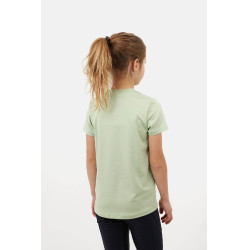 T-shirt Horze Wilda Young Rider met korte mouwen Celadongroen