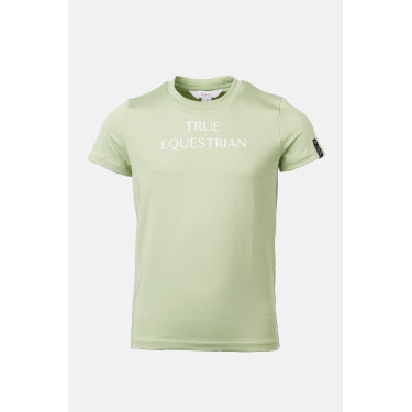 T-Shirt Horze Wilda Young Rider manches courtes Vert céladon T-Shirt Horze Wilda Young Rider manches courtes Vert céladon