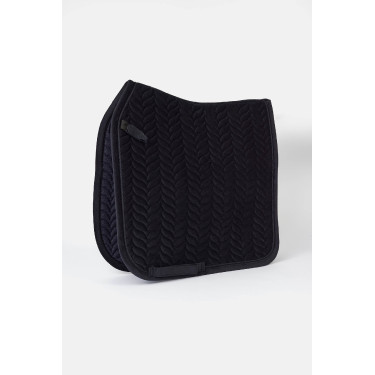Tapis de selle Horze Velvet Wave dressage Marine odyssey Bleu marine