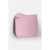 Tapis de selle Horze Velvet Wave dressage Rose pâle