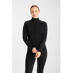 Veste d'entraînement Horze Viveka perforée femme Noir