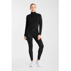 Veste d'entraînement Horze Viveka perforée femme Noir