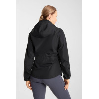 Veste d’équitation Horze Fiora légère imperméable femme Marine foncé Bleu