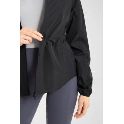 Dames regenbestendige lichte rijjas Horze Fiora Donker marineblauw