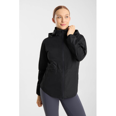 Veste d’équitation Horze Fiora légère imperméable femme Marine foncé Bleu Veste d’équitation Horze Fiora légère imperméable femme Marine foncé Bleu