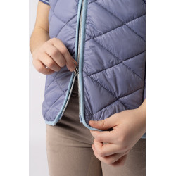 Veste d'équitation sans manches Horze Selina enfant Velvet morning Bleu