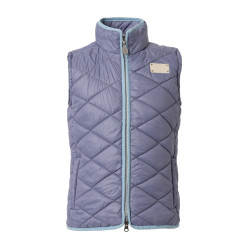 Veste d'équitation sans manches Horze Selina enfant Velvet morning Bleu