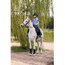 Veste d'équitation sans manches Horze Selina enfant Velvet morning Bleu