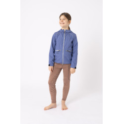Kinderwedstrijdjas Yona met voering Fluwelen ochtend Blauw