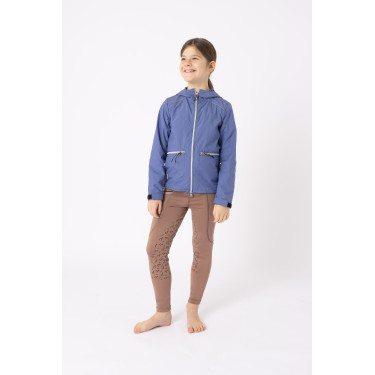 Veste de concours Horze doublée Yona enfant Velvet morning Bleu