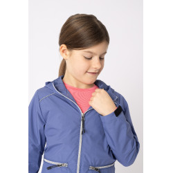Veste de concours Horze doublée Yona enfant Velvet morning Bleu