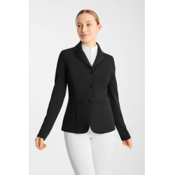 Veste de concours Horze Gisela perforée femme Noir