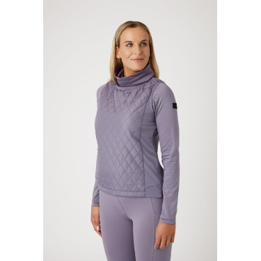 Horze hybride Riley dames paardrijden bodywarmer Koninklijke rozijn Violet