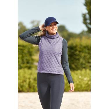 Horze hybride Riley dames paardrijden bodywarmer Koninklijke rozijn Violet