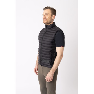Veste sans manches d'équitation B Vertigo Simon ultralégère rembourrée homme Gris anthracite foncé Veste sans manches d'équitation B Vertigo Simon ultralégère rembourrée homme Gris anthracite foncé