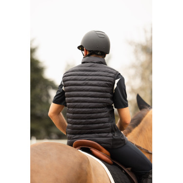 Veste sans manches d'équitation B Vertigo Simon ultralégère rembourrée homme Gris anthracite foncé Veste sans manches d'équitation B Vertigo Simon ultralégère rembourrée homme Gris anthracite foncé